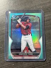 2023 Bowman Chrome Prospects Aqua Refractor /125 Cristofer Torin #BCP-204 B3