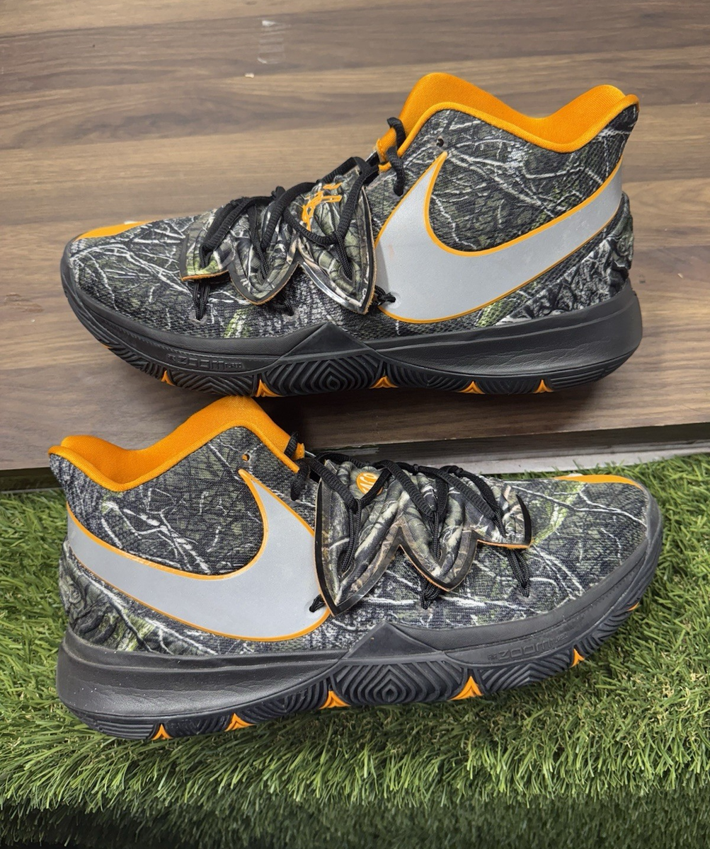 camo basketball shoes nike kyrie camo orange