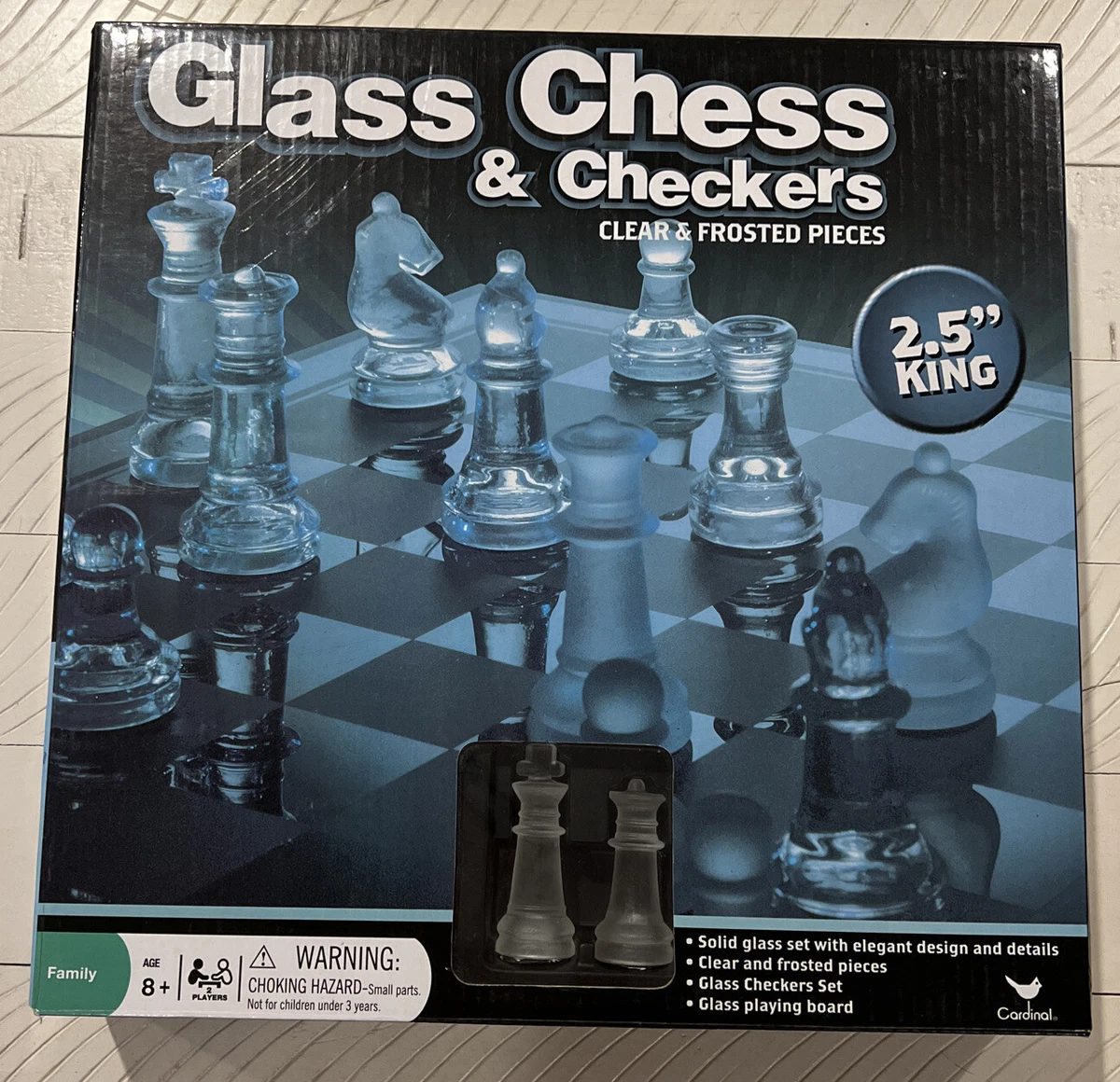 Giros Play Classic Chess & Checkers Silver