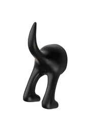 Ikea BASTIS Dog Puppy Tail Wall Hooks Hanger Set of 2 Black Hat Leash Keys