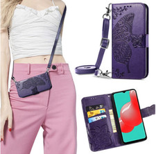 Women Crossbody Leather Card Slots Flip Wallet Purse Case For Moto G Stylus 5G