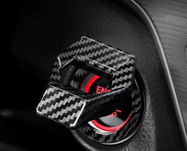 Car Engine Start Stop Button Cover Trim Accessory NEW Black