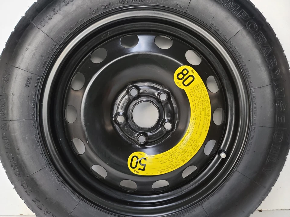 Neumático de repuesto con kit chaqueta 16" para Volkswagen Jetta Donut 2012-2023 Foto 3 de 4