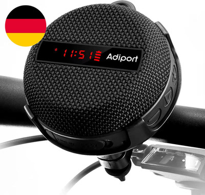 Fahrrad Bluetooth Lautsprecher,Fahrgeschwindigkeit,Akkuleistung Und Zeitanzeige,