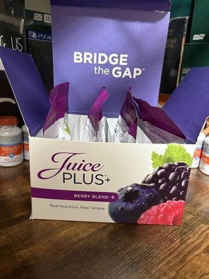 JUICE PLUS+ BERRY BLEND Chewables 4 BAGS !!  BRAND NEW 9/2025 480 CAPSULES