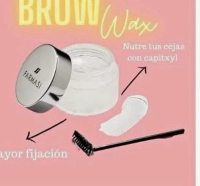 Farmasi Brow Setting Wax Clear Eyebrow Wax Balm w/ Spoolie Long Lasting