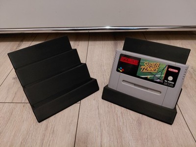 2x Super Nintendo Spiele Halter l Aufsteller l Vitrine 