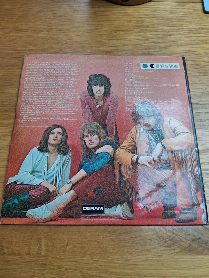 Ten Years After - Ssssh  UK  1969 First Pressing SML 1052 Gatefold VG+/VG+ - Image 2 of 4