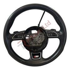 AUDI A6 (C7) S-LINE 2015-2018 STEERING WHEEL & PADDLE SHIFTERS 8X0419091