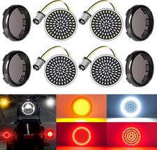 LED Turn Signals for Harley Davidson 81 LED Super Bright 1156 Bulbs Kit
