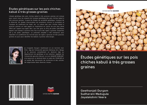 Geethanjali Durgam (U. A.) | ÉTudes GéNéTiques Sur Les Pois Chiches Kabuli à...-image