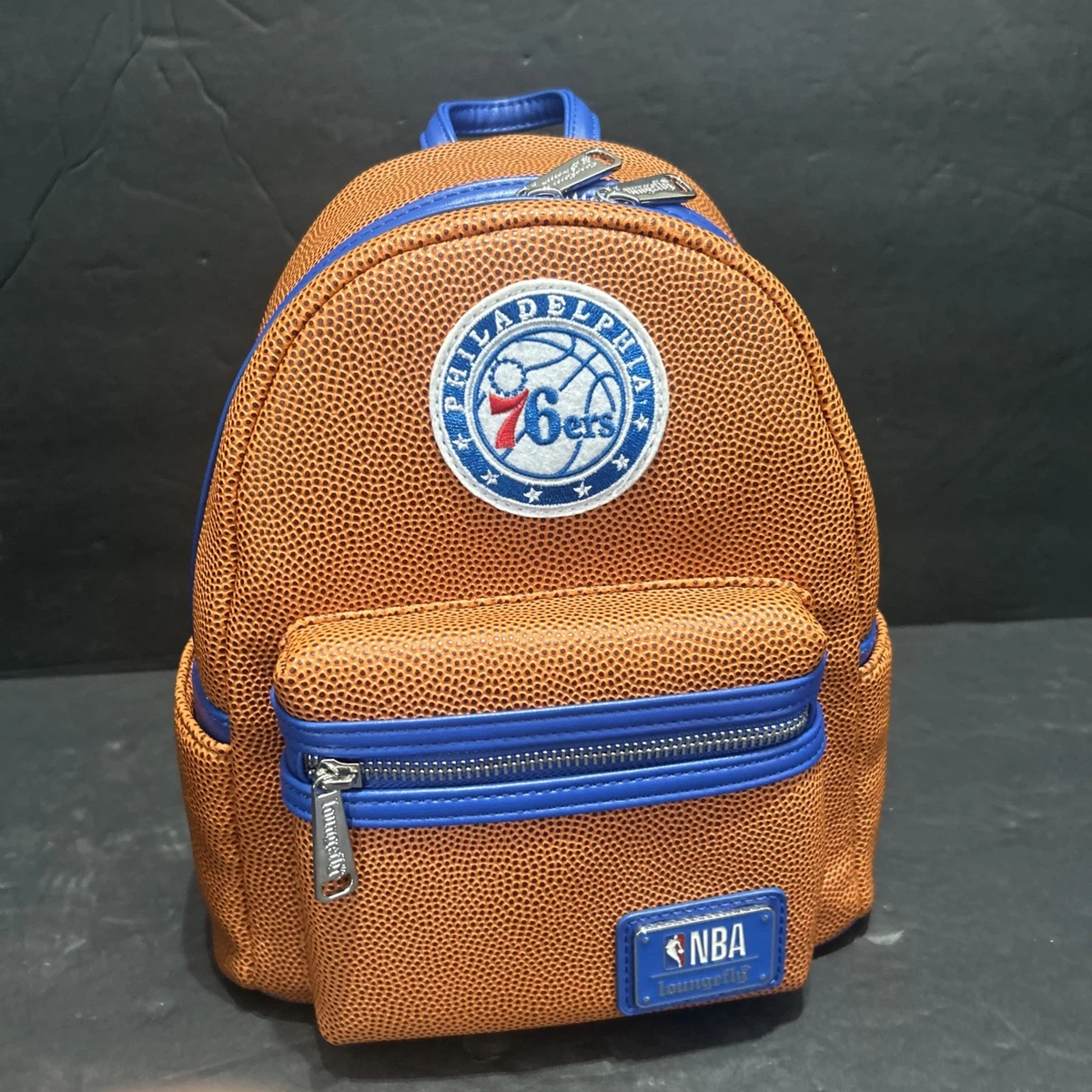 Loungefly NBA Philidelphia 76ers Basketball Mini Backpack NWT Purse Bag (WP180) NWT NBA Philadelphia 76ers Logo Mini Backpack | Mercari main image 2