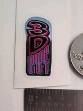 1 NOS Vintage Dyno 3D Drop out BMX Decal Sticker GT BICYCLES freestyle