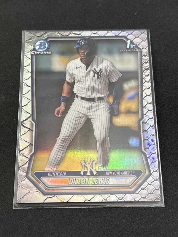 DILLON LEWIS 2026 BOWMAN CHROME REPTILIAN REFRACTOR 1ST ROOKIE #BCP-148 Q4856