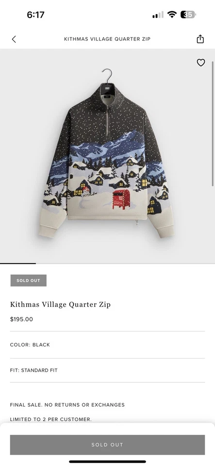 Kith, Kithmas XL 2025 Lanzamiento. Nuevo fuera del paquete Foto 4 de 4