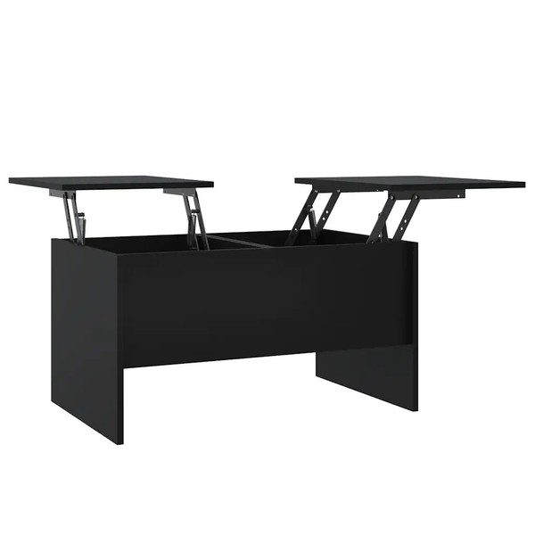 Couchtisch Schwarz 80X50X42,5 Cm Holzwerkstoff-image