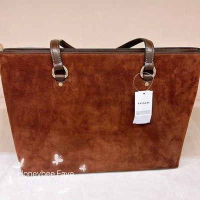 Nwt Coach Station Tote Bag Suede Ccc77 So Popular!🔥🔥 | eBay