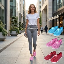 Women's Slip on Shoes Garden Water Clogs Assorted Colors Size 7 8 9