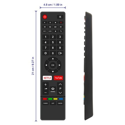 Neu AW58B4K Ersatzfernbedienung passend für Aiwa Smart HDTV TV AW75B4K AW50B4K