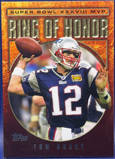 2004 Topps Tom Brady Ring of Honor #RH-38 SB XXXVIII MVP Patriots HOF