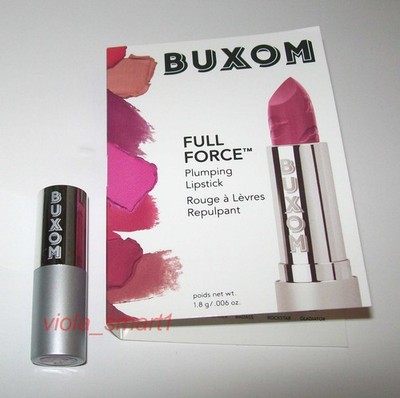 BUXOM Full Force Plumping Lipstick DOLLY DREAMER (Mauve) 0.06oz/1.8g Travel Size
