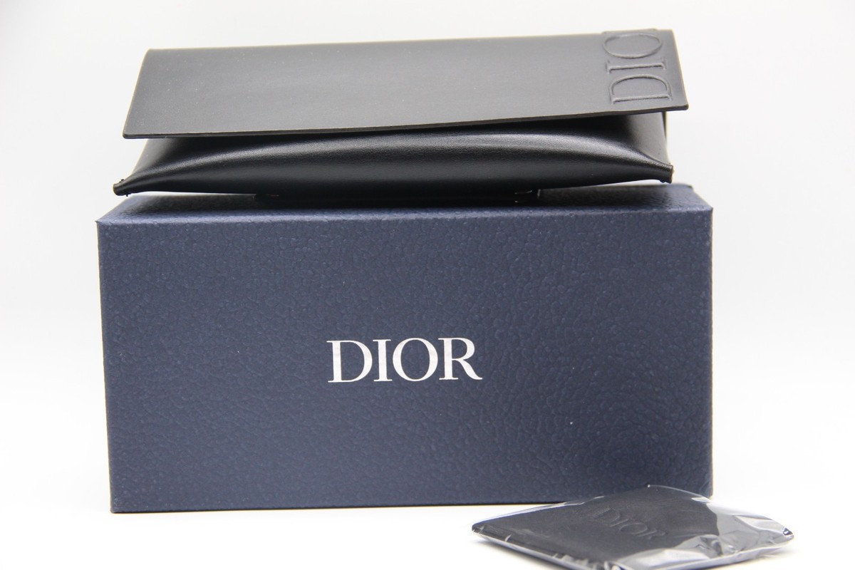 NEW CHRISTIAN DIOR BLACK AUTHENTIC EYEGLASSES SUNGLASSES CASE W