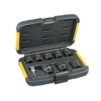 "Dewalt 9-Tlg. Schlagschrauber NüSse Set Mit 1/4\" Zu 1/2\" Adapter, 8 NüSse"