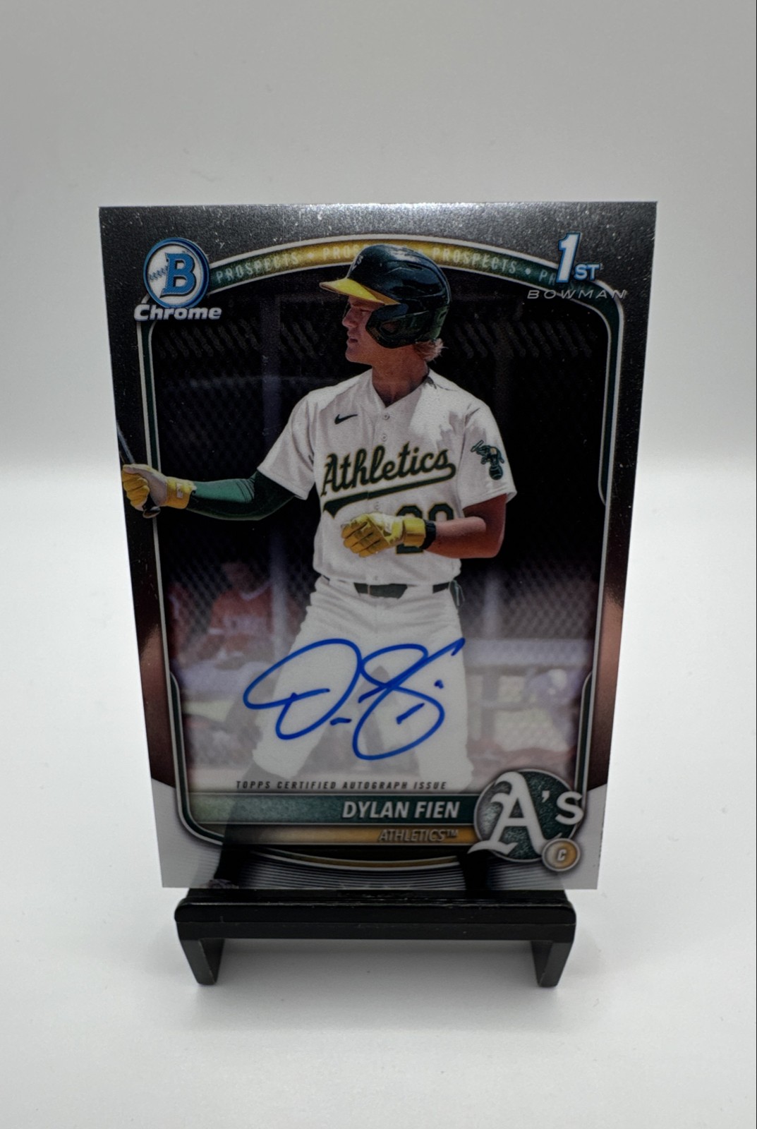 2025 Bowman - Chrome Prospect Autographs Dylan Fien #CPA-DF (AU, RC)