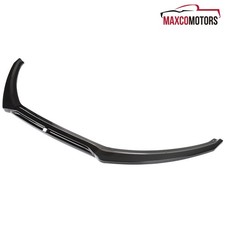 Bumper Spoiler Lip Fits 2015-2018 Ford Focus 3pc Style Glossy Blk Front Cover