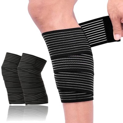 Kniebandage Sport, Kompressionsverband, Knöchel, Ellbogen, Wade, 4er Pack