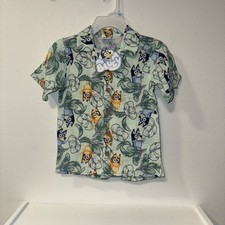 Bluey Boys outfit 100 cotton Shirt Short size 5/6 toddler