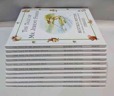 Beatrix Potter Peter Rabbit Library Tale Of Peter Rabbit Vintage 10 Book Bundle