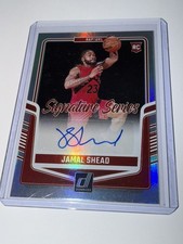2024-25 Donruss Jamal Shead RC Signature Series #SS-JSR Raptors Rookie Auto