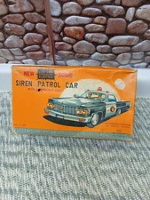 ASC Siren Patrol Car W/Box Japan 60s Police Galaxie "SELLING AS NOT WORKING"!!!!