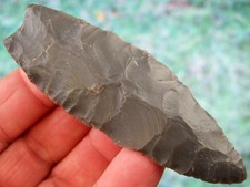 Super Fine 3 1/2 inch Fluted Tennessee Conerly Point with COA Arrowheads