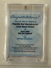 2026 Topps Series 1 Aaron Judge Real One Auto Black /10 Redemption NY Yankees