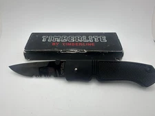 TIMBERLINE TIMBERLITE USA NEELEY LOCK TACTICAL SURVIVAL POCKET KNIFE TOOL IN BOX