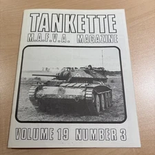 VTG 1984 Tankette Miniature Magazine: Covenanter Mk I IVCS III Morris C4 Mk 2