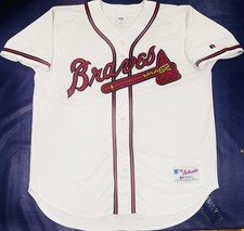 Atlanta Braves Authentic Vintage 1998-2004 Russell On Field Pro Cut Jersey 48
