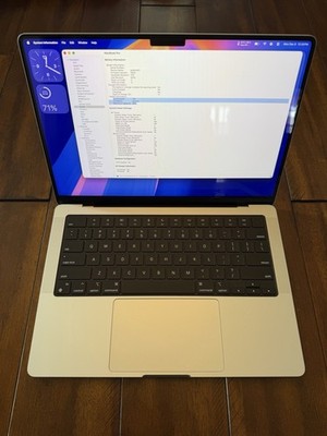 Apple MacBook Pro 14  M3 Max (16C CPU / 40C GPU)   48GB RAM   1TB SSD