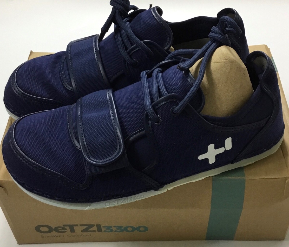 ◆OTZ SHOES◆ 3300 High Canvas FLOTDA0U05 Unisex OTZ Low Lace Up Canvas Shoes 3302 Navy Blue EU 45 US
