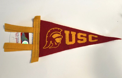 NEU MIT ETIKETT: USC Trojans Fight On - Collegiate Pacific Mini Wimpel 2024 
