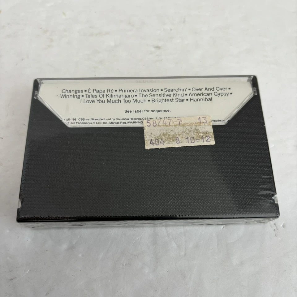 NEW Santana Zebop! Cassette Tape 1981 SEALED - Image 2 of 4