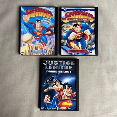 Justice League & Superman Animated Series (DVD Set) 8 Eps. & Movie Superhero TV