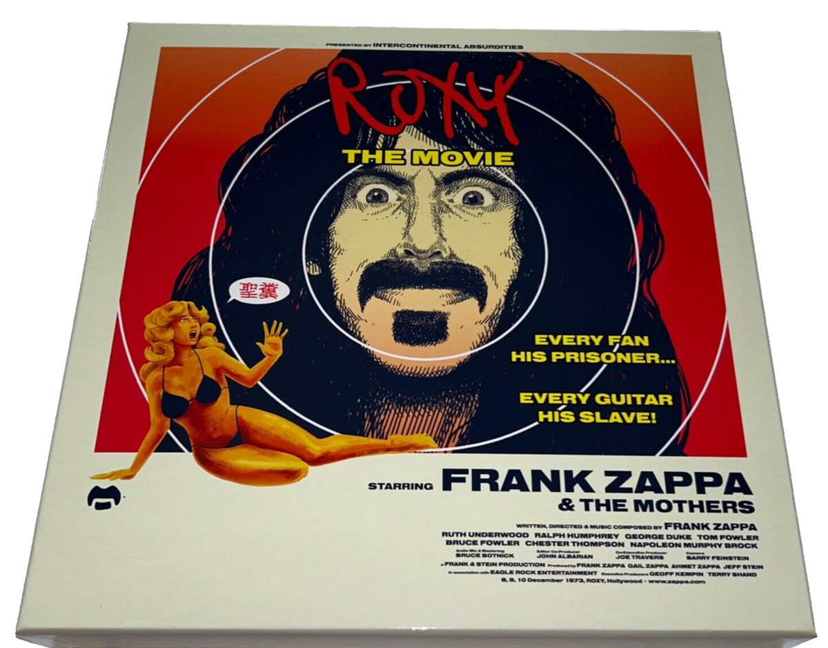 Frank Zappa Mothers ROXY THE MOVIE Box Set Blu-ray +CD +Cassette +