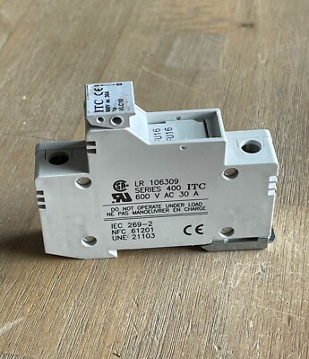 ITC LR106309 SERIES 400 FUSE HOLDER 1 POLE 600V 30A