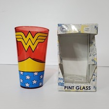 Wonder Woman 16 Ounce Pint Glass New In Box DC Comics Originals Superheroes