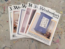 The Woodworker's Journal Magazine Lot 6 Issues January thru December 1988