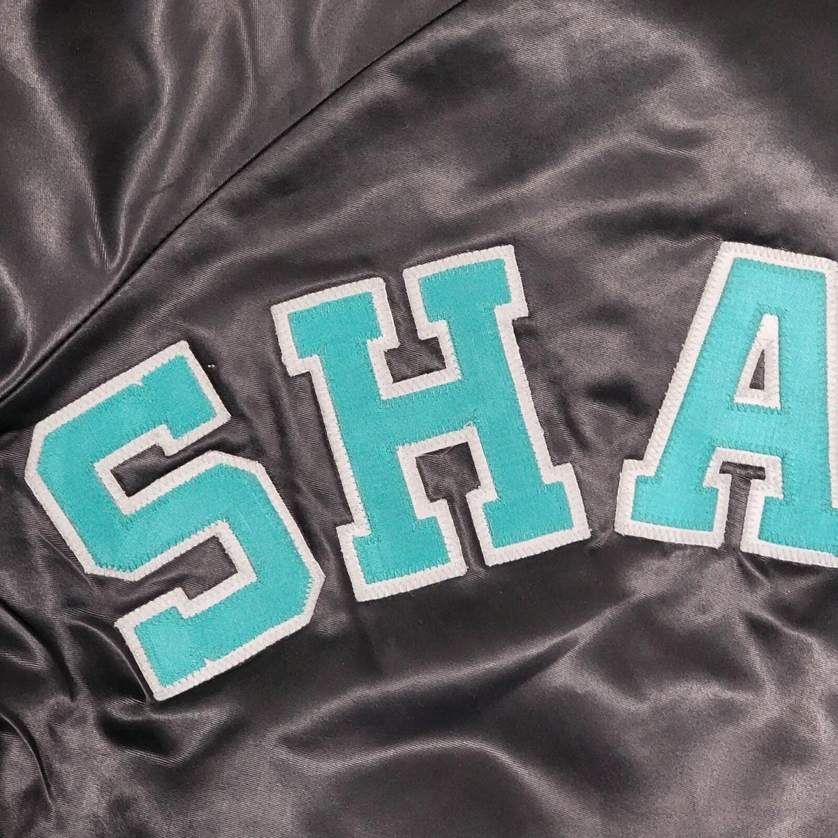 San Jose Sharks Vintage 90s Chalk Line Satin Bomber Jacket