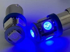 Rebaydo 2pcs BA9S LED Bulb 12 Volt DC Map Dome Trunk Hood Accessory Light